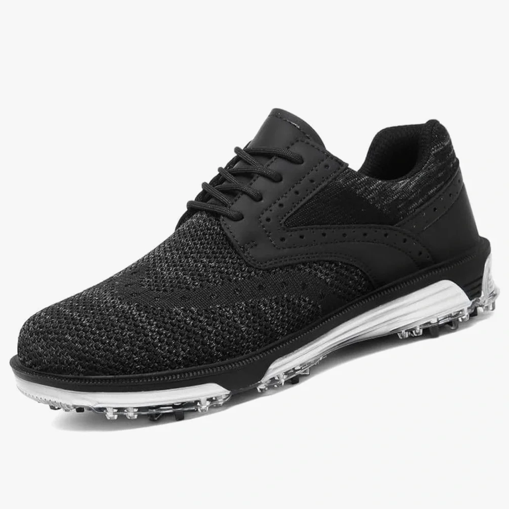 Men's Black Golf Athletic Shoes size 10